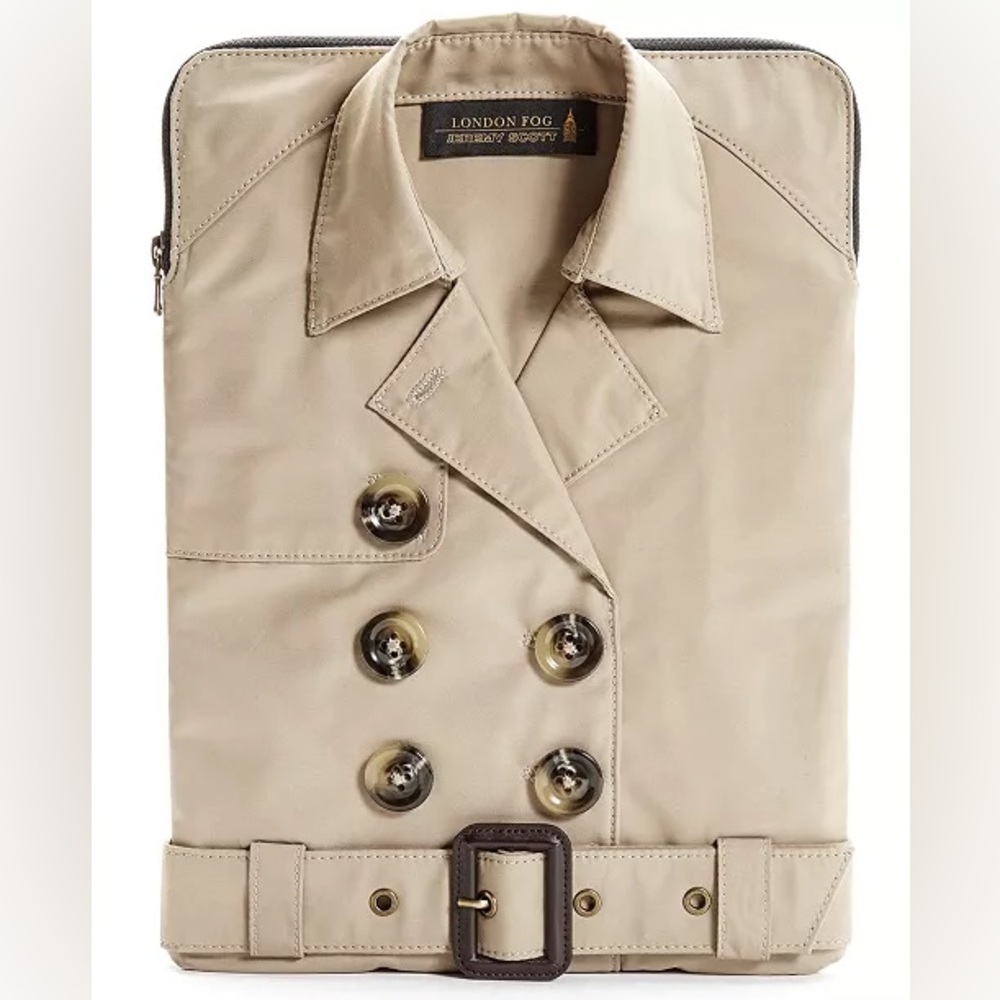 Jeremy Scott London Fog - Trench Laptop Case - Picture 2 of 9